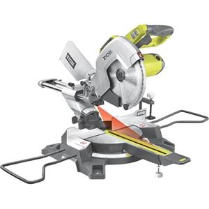 Ryobi EMS305RG Troncatrice Radiale per Legno 2.200W, Lama 305 mm Inclusa, Inclinabile, Guida Laser
