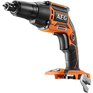 AEG BTS18BL-0 Avvitatore per Cartongesso Brushless a Batteria 18V, Motore da 5000 g/min, Beccuccio Regolabile, Attacco Hex da 1/4" a Rilascio Rapido, per Viti da 25-55 mm, Batteria Non Inclusa