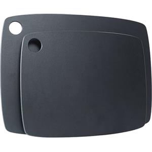 BESTCOOK Tagliere in Fibra di Legno, Set da 2, Lavabile in Lavastoviglie, Anti-poroso ad Alta Densità, senza BPA, Adatto ai Coltelli, Ideale per Tagliare Carne, Verdure, Formaggi e Pane