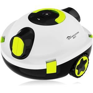 EVERCROSS BOT Y10 Robot Piscina, Robot per Piscina per la Pulizia del Pavimento, Fino a 100 Min & 120㎡, Senza Fili con Parcheggio Automatico, Robot fuori Terra con Filtro 180μm