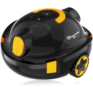 EVERCROSS BOT Y10 Robot Piscina, Robot per Piscina per la Pulizia del Pavimento, Fino a 100 Min & 120㎡, Senza Fili con Parcheggio Automatico, Robot fuori Terra con Filtro 180μm