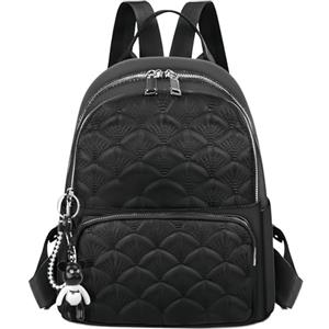 Aucuu Zaino Donna, Borsa Zaino Donna Elegante, Zainetto Casual in Nylon, Zaini Piccolo Antifurto da Donna, Borsa a Zainetto Casual per Shopping Scuola Viaggio Lavoro