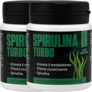 ALOHALABS Spirulina Turbo - Integratore Alimentare di Spirulina in Capsule - 120 Capsule