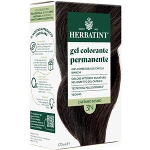 Antica Erboristeria SpA Herbatint Gel Colorante Permanente 3N Castano Scuro 170 ml - Copertura 100% Capelli Bianchi