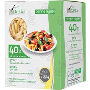 CALICANTUS ZenPasta Penne Rigate con Farina di Konjac - 260g, 40% Calorie in Meno, 50% Carboidrati in Meno, Ricca di Fibre