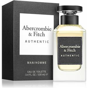 Abercrombie & Fitch Authentic Eau de Toilette Spray 100 ml - Fragranza Aromatica Agrumata per Uomo