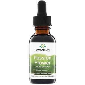 Swanson Estratto Liquido di Passiflora 29,6 ml - Favorisce il Sonno e l'Equilibrio del Sistema Nervoso