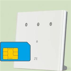 Very Mobile Router 4G WiFi con SIM Inclusa 350GB - Modem Internet Casa Senza Linea Fissa Plug & Play 300Mbps con 4 Porte LAN