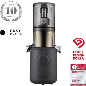 Hurom H310A Estrattore di Succo Compatto - Estrazione a Freddo, Motore Silenzioso, Facile da Pulire, Grigio Scuro Carbone