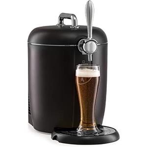 Klarstein Spillatore Birra 6L, Spillatrice Birra da Casa 65W, Mini Spillatore Silenzioso, Temperatura 3-12°C, Dispenser Birra da Casa con Indicatori LED di Freschezza e Livello, Spinatrice Birra