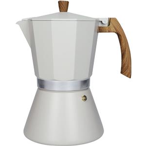 Brandani Caffettiera Tuttinsieme Tortora 9 Tazze in Alluminio - Espresso Intenso e Corposo