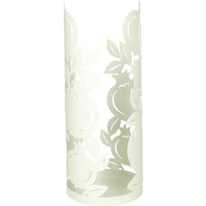 BRANDANI Portabicchieri Melograno Bianco in Metallo - Elegante e Funzionale, Dimensioni 9x22cm