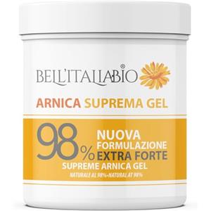 BELL'ITALIABIO Arnica per Cavalli Uso Umano Suprema 500 ml Arnica Gel Forte 98% Crema Recupero Muscoli Sportiva con Vitamina E, Menta e Lavanda, Made in Italy