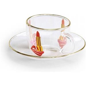 Seletti Tazzina da Caffè Toilet Paper in Vetro Borosilicato - Design Moderno e Audace