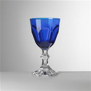 Mario Luca Giusti Calice Acqua Dolce Vita Blu - Set di 6 Pezzi in Acrilico, Elegante e Moderno