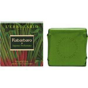 L'Erbolario Sapone Profumato al Rabarbaro 100g - Detersione Delicata per Viso e Corpo con Ingredienti Naturali