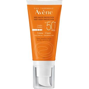 Avène Crema Solare Viso SPF 50 Senza Profumo - Protezione Molto Alta per Pelli Secche e Sensibili - 50ml