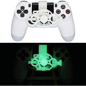 SHEAWA Controller, mini volante da gioco, ricambio per Sony PS4, accessorio per giochi da corsa (verde luminoso)
