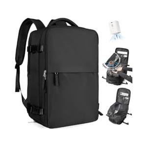 SZLX Zaino Ryanair 40x30x20 Sottovuoto con Pompa Zaino da Viaggio 40x30x20 Wizzair Bagaglio a Mano 40x20x25 Ryanair Donna Borse da Cabina per Easyjet 45x36x20 Uomo Zaino Laptop 14 Pollici Valigia