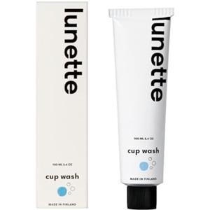Lunette Gel per la Pulizia della Coppetta Mestruale - Gel a pH Bilanciato per Coppette e Dischi - Vegano e Sicuro per il Silicone - Formato da Viaggio - Prodotto in Finlandia, 100 ml