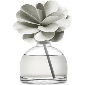 MUHA' Profumatore per Ambienti Fiori di Cotone - Diffusore in Vetro 200ml con Fiore in Legno di Betulla