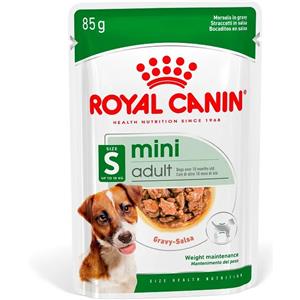 Royal Canin Mini Adult Bocconcini in Salsa per Cani 85g - Alimento Umido Completo per Cani di Piccola Taglia (1-10 kg) da 10 Mesi a 12 Anni