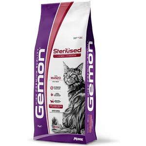 Gemon Cat Sterilised con manzo - 7 Kg