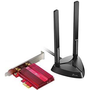 TP-Link Archer TX3000E AX3000Mbps con Bluetooth 5.2, Scheda WiFi PCI Express WiFi 6 PCIe,Staffa a Basso Profilo, Dissipatore di Calore Specializzato, Placcatura in Oro, OFDMA, WPA3, Windows 10/11