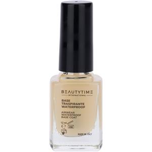 Beautytime Base Trattamento Traspirante Waterproof 12ml - Formula ad Asciugatura Rapida e Nutriente per Unghie