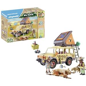 PLAYMOBIL Fuoristrada con Leoni Wiltopia - Buggy Multicolore per Bambini 4-10 Anni
