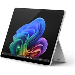 Microsoft Surface Pro, Copilot+ PC, 13 Pollici OLED Touchscreen, Snapdragon X Elite, 16GB RAM, 1TB SSD, Modello 11esima Edizione, Platino, Alimentatore non Incluso