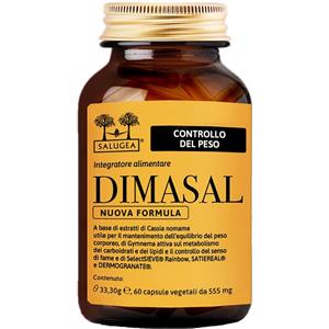 Salugea Dimasal Nuova Formula - Integratore Naturale per Controllo del Peso, 60 Capsule Vegetali