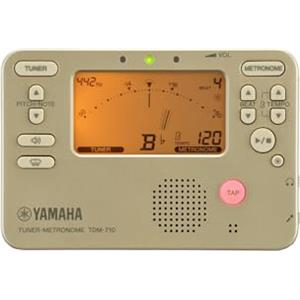 Yamaha TDM-710GL Tuner Metronomo Gold Tuner Metronomo può essere utilizzato contemporaneamente con sintonizzatore e metronomo per la pratica quotidiana, funzione Sound Back