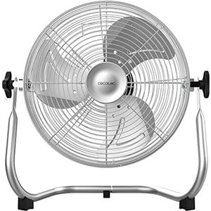 Cecotec Ventilatore industriale EnergySilence 1000 Pro 40 W, diametro 12 (30 cm), 3 velocità, 3 pale, uso semplice, design elegante e massima sicurezza, finitura in acciaio