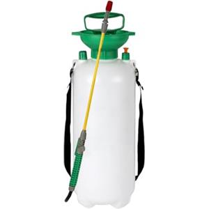 Avilia Spruzzatore a Pressione Manuale da Giardino - Irrigatore a Pressione per Pesticidi, Fungicidi e Fertilizzanti, 8 Litri, Ugello Nebulizzatore Regolabile, Serbatoio ∅ 19cm H54cm, Lancia H40cm