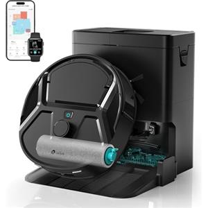 Lefant M210PRO OMNI Robot Aspirapolvere Lavapavimenti con Mappatura, 18000Pa, Rullo Autopulente, Lavaggio Acqua Pulita, Laser dToF, Evita PSD, Anti-Groviglio, Compatto, WiFi 2.4G/5G/Alexa/APP