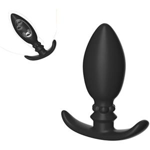 LxPxP Plug anale in silicone con anello e sfera - stimolatore per orgasmi, set per massaggio anale e vaginale, ideale per coppia e uso individuale