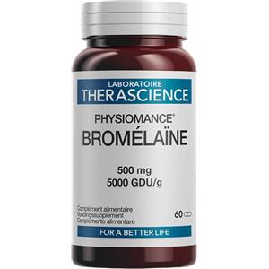 Physiomance Bromelaine - Integratore Alimentare con Bromelina per Digestione e Drenaggio - 60 Capsule