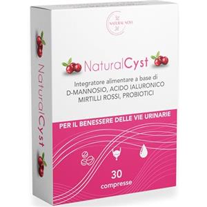 Natural Novi NaturalCyst® | D-mannosio puro con fermenti lattici probiotici | Acido Ialuronico | Mirtillo rosso | per Candida Vaginosi e infezioni delle vie urinarie | Vegan, senza Glutine, Senza lattosio
