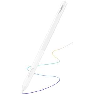 MoKo per Apple Pencil Pro Custodia, Apple Pencil 2a Gen. Custodia in silicone, Cover Protettiva Trasparente Custodia Compatibile solo con iPad Pencil Pro e 2a Gen., Luna Crescente Bianca