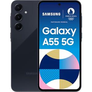 Samsung Smartphone SAMSUNG Galaxy A55 5G 128GB Blu notte - [Versione Tedesca, Spagnola, Francese, UK, Belga, Olandese, Danese, Finlandese, Norvegese, Svedese]