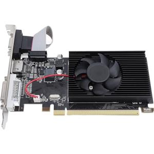 VBESTLIFE Scheda Grafica R5 230 2 GB, GDDR3 GPU PCIE GPU a 64 Bit 1.1 X16 Scheda Video da Gioco, Scheda Grafica per Computer Desktop con Porte VGA HDMI DVI-D