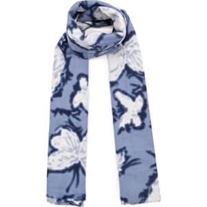 QUEEN HELENA Sciarpa Invernale Fantasia Girocollo Morbido Caldo Casual Donna SC212 (Blu)