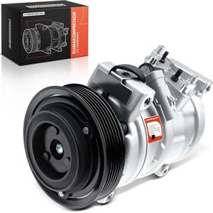 Frankberg Compressore dell'aria condizionata con frizione Diesel Compatibile con Voyager IV RG RS 2.5 CRD 2000-2008 2.8 CRD 2004-2008 05005420ADA, olio preconfezionato