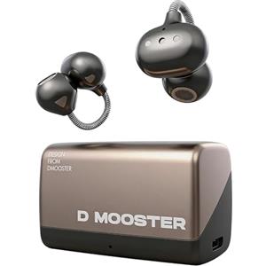 auvstar Auricolari Bluetooth open ear,Auricolari Conduzione Ossea,Cuffie Traduttore Istantaneo,Wireless Bluetooth 6.0,Durata Della Batteria di 25 ore,Supporta la Traduzione in 68 lingue (Nero)