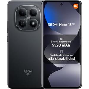 XIAOMI REDMI Note 15 5G Smartphone 8+256GB, Schermo AMOLED FHD+ 6,77", Snapdragon 6 Gen 3, fotocamera da 108 MP, batteria da 5520 mAh, nero