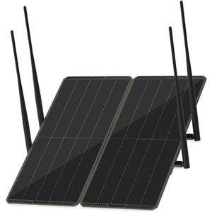 LIFEMOI Ripetitore ripetitore WiFi da 30W per esterni,Dual Band,5,8G/2,4G,copertura 300m, 1200 Mbps,batteria 30000 mAh,IP65,supporta 100 dispositivi,per cortile,fattoria, ufficio,uso commerciale