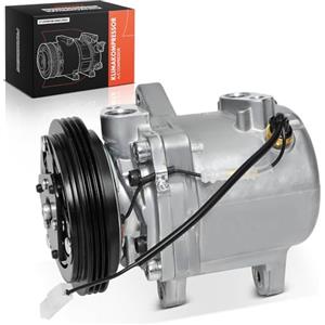 Frankberg Compressore Aria Condizionata Con Frizione Compatibile con Fortwo Cabrio 450 Fortwo Coupé 450 Cabrio 450 R.o.a.d.s.t.e.r 452 City 450 Replace# 1602300011, Incluso Olio Pre-lubrificato