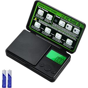 Wigearss 500g/0.01g Bilancia Grammi Precisione, Bilancia Tascabile Digitale