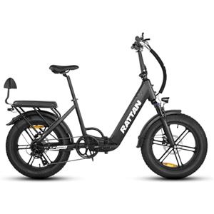 Rattan LM/LF PRO/Ultra Bicicletta Elettrica Pieghevole per Adulti, Batteria Rimovibile 48V 40,5Ah/18Ah, Autonomia 195 km /120 km, 2 Posti, Freni Idraulici, Pneumatici Fat 20" x4,0, 7 Velocità